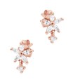 Flower CZ Silver Stud Earring STS-6891